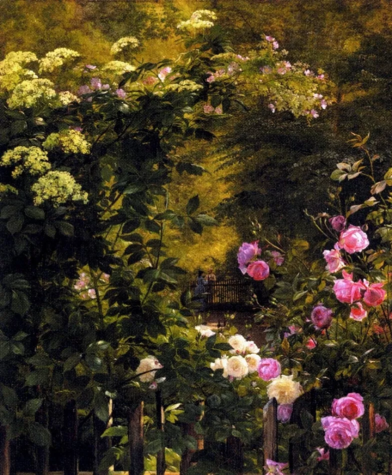 The Rose Garden Oil Painting